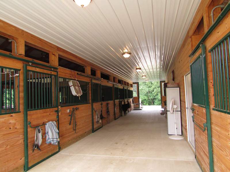 Hall Stall Barn Interior