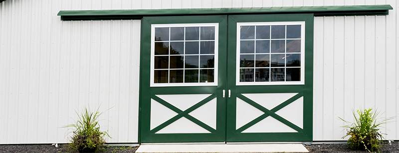 Champion Doors Building | Rigidply Rafters